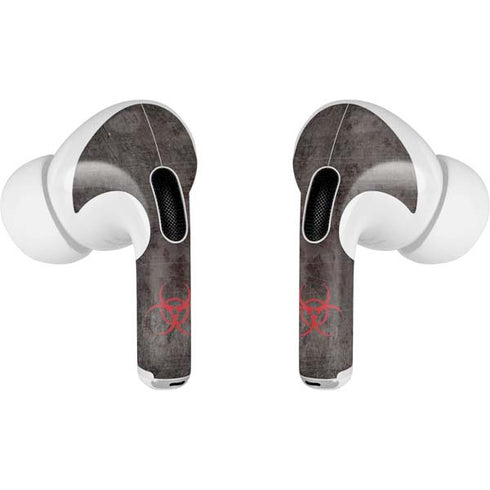 Biohazard Red Apple AirPods Pro Skin
