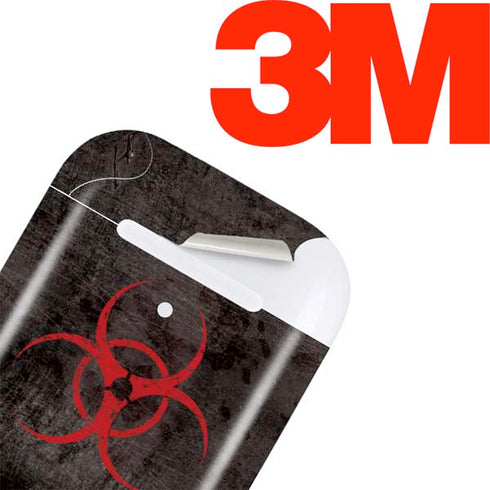 Biohazard Red Apple AirPods Skin