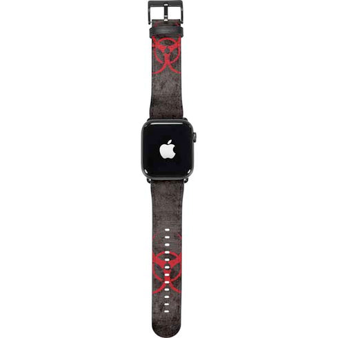 Biohazard Red Apple Watch Band 38-40mm