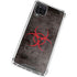 Biohazard Red Galaxy A12 Clear Case