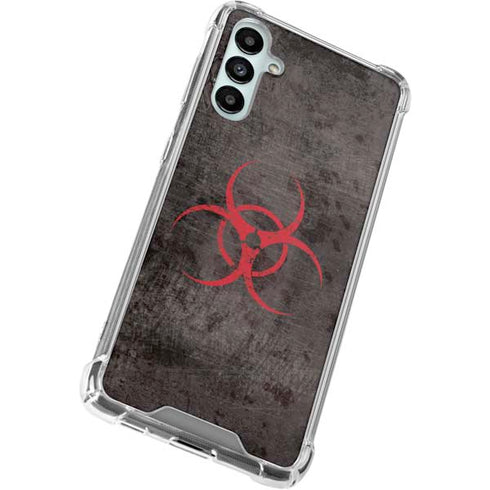 Biohazard Red Galaxy A14 5G Clear Case
