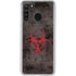 Biohazard Red Galaxy A21 Clear Case