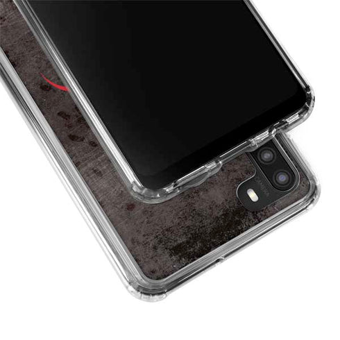 Biohazard Red Galaxy A21 Clear Case