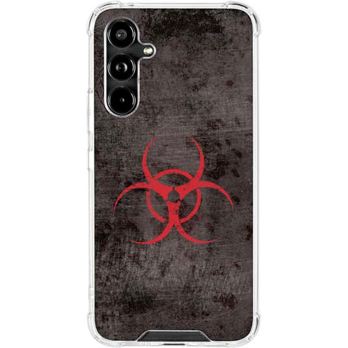 Biohazard Red Galaxy A54 5G Clear Case
