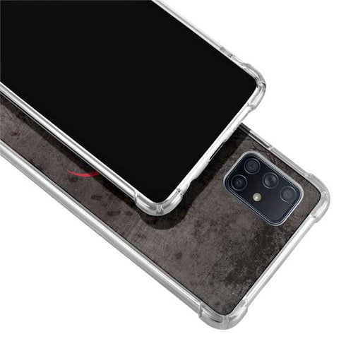 Biohazard Red Galaxy A71 5G Clear Case