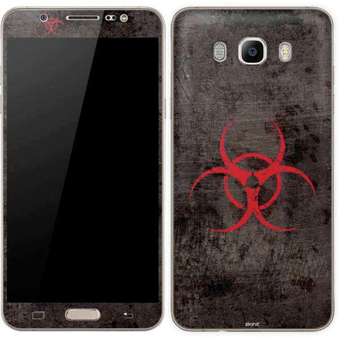 Biohazard Red Galaxy J7 Skin