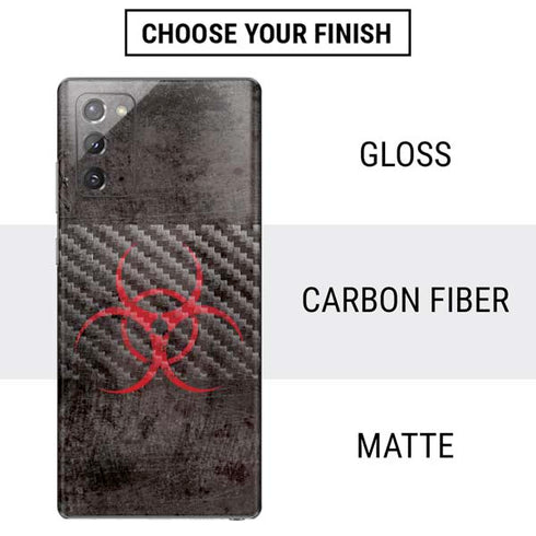 Biohazard Red Galaxy Note20 5G Skin