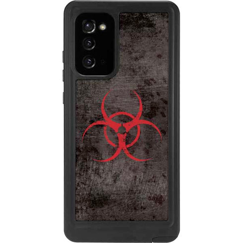 Biohazard Red Galaxy Note20 5G Waterproof Case