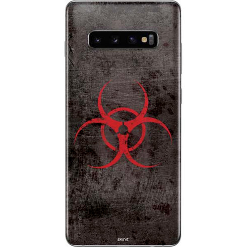 Biohazard Red Galaxy S10 Plus Skin