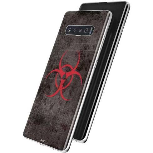 Biohazard Red Galaxy S10 Plus Skin