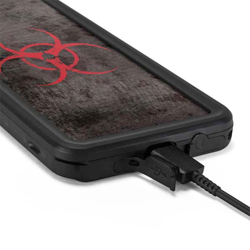 Biohazard Red Galaxy S20 Plus Waterproof Case