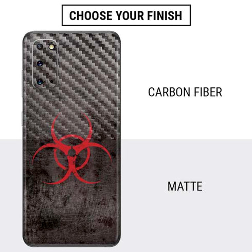 Biohazard Red Galaxy S20 Skin