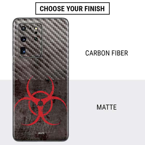 Biohazard Red Galaxy S20 Ultra 5G Skin