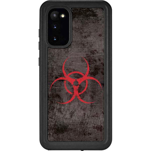 Biohazard Red Galaxy S20 Waterproof Case