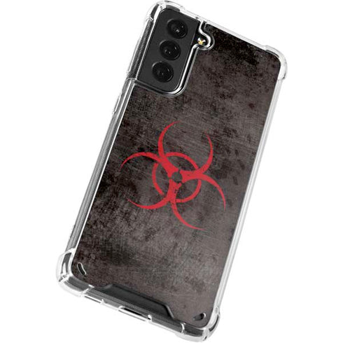 Biohazard Red Galaxy S21 Plus 5G Clear Case
