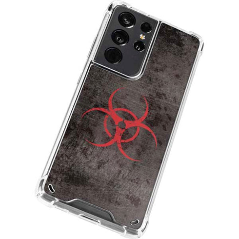Biohazard Red Galaxy S21 Ultra 5G Clear Case