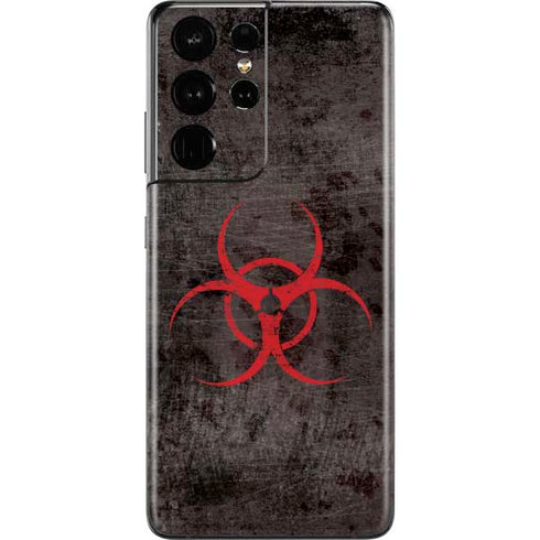 Biohazard Red Galaxy S21 Ultra 5G Skin