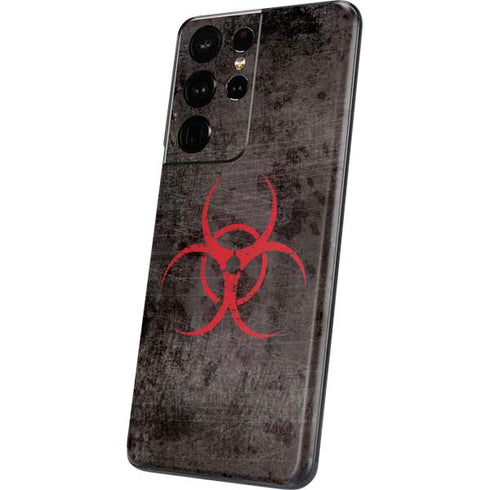 Biohazard Red Galaxy S21 Ultra 5G Skin