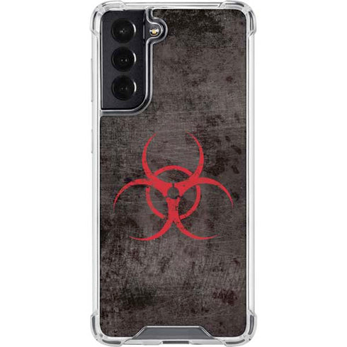 Biohazard Red Galaxy S22 Clear Case