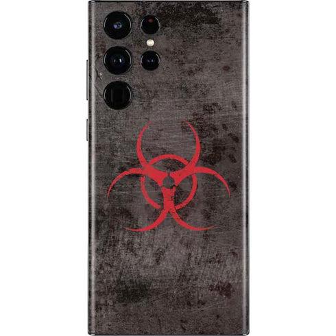 Biohazard Red Galaxy S22 Ultra Skin