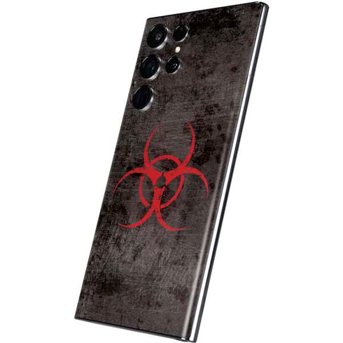 Biohazard Red Galaxy S22 Ultra Skin