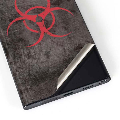 Biohazard Red Galaxy S22 Ultra Skin