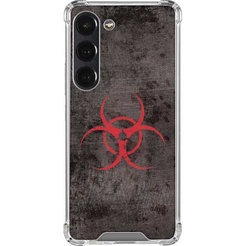Biohazard Red Galaxy S23 Clear Case