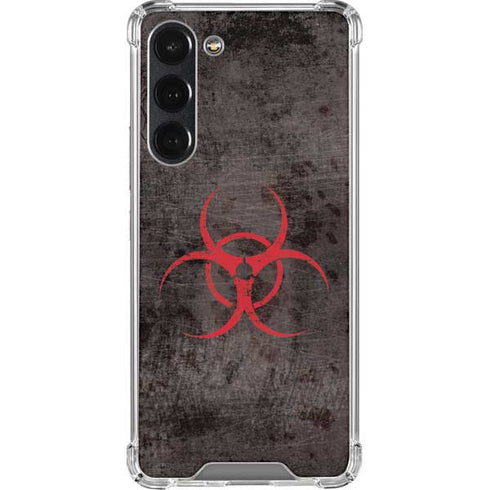 Biohazard Red Galaxy S23 Plus Clear Case
