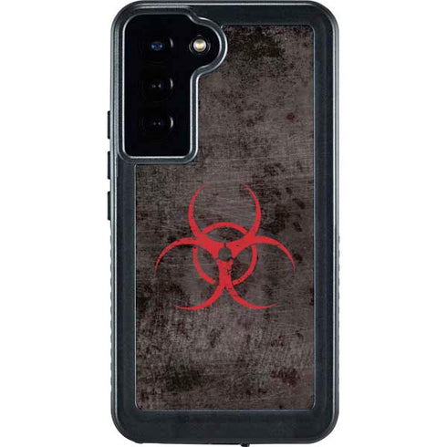 Biohazard Red Galaxy S23 Plus Waterproof Case