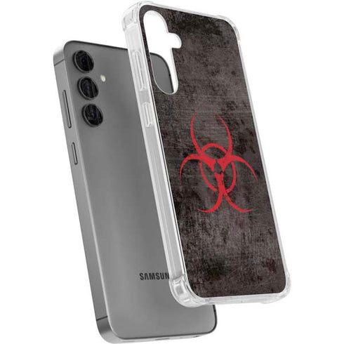 Biohazard Red Galaxy S24 Plus Clear Case