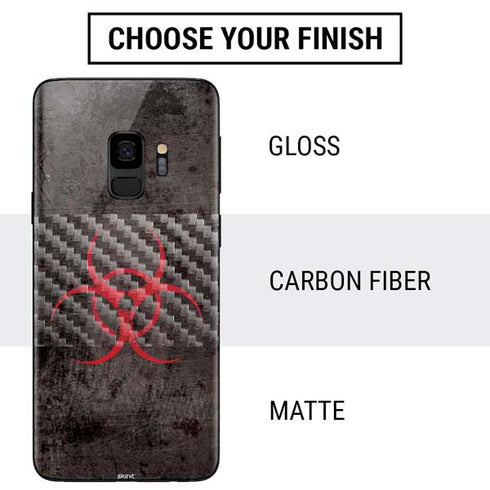 Biohazard Red Galaxy S9 Skin