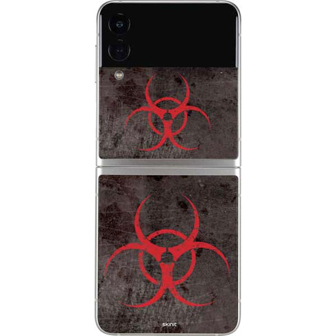 Biohazard Red Galaxy Z Flip3 5G Skin