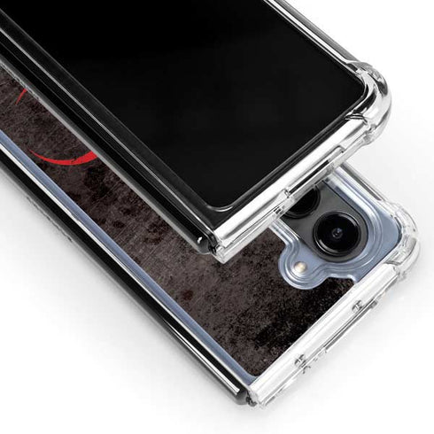 Biohazard Red Galaxy Z Fold5 5G Clear Case