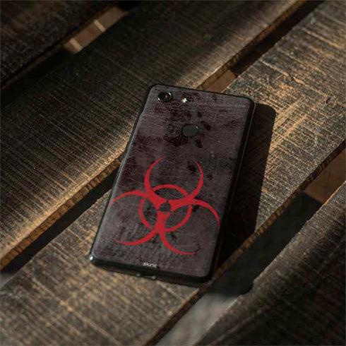Biohazard Red Google Pixel 3 Skin