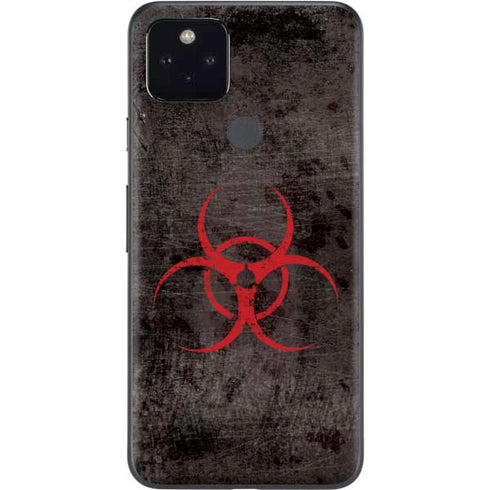 Biohazard Red Google Pixel 4a 5G Skin
