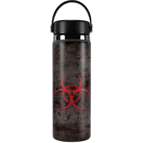 Biohazard Red Hydro Flask 20oz Wide Mouth Skin