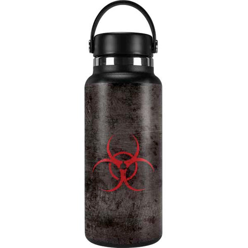 Biohazard Red Hydro Flask 32oz Wide Mouth Skin