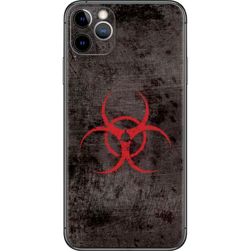Biohazard Red iPhone 11 Pro Max Skin