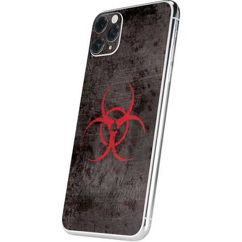 Biohazard Red iPhone 11 Pro Max Skin