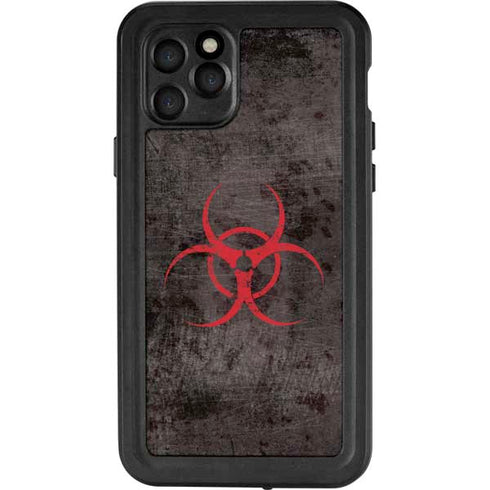 Biohazard Red iPhone 11 Pro Waterproof Case