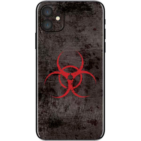 Biohazard Red iPhone 11 Skin