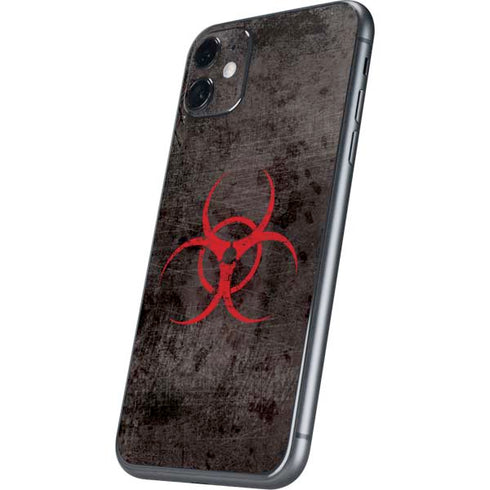 Biohazard Red iPhone 11 Skin