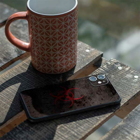 Biohazard Red iPhone 11 Skin
