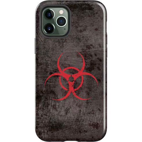 Biohazard Red iPhone 12 Pro Max Impact Case