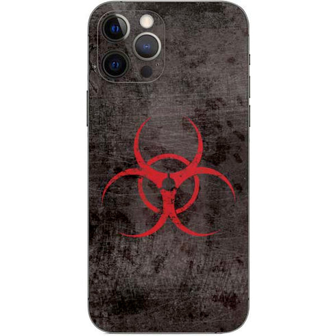 Biohazard Red iPhone 12 Pro Skin
