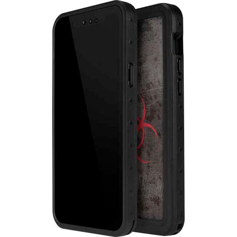 Biohazard Red iPhone 12 Pro Waterproof Case
