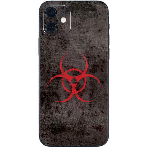 Biohazard Red iPhone 12 Skin