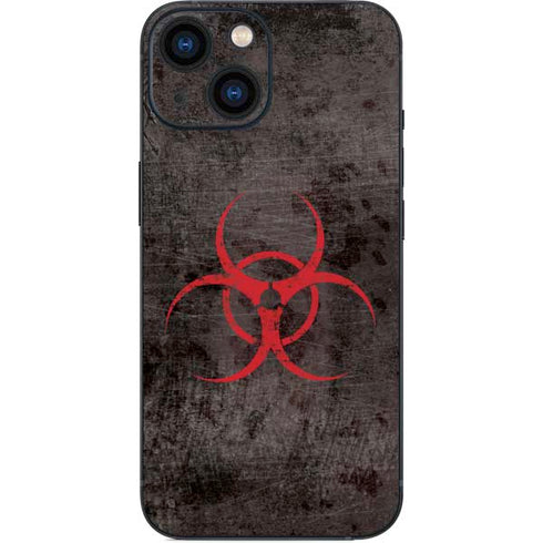 Biohazard Red iPhone 13 Mini Skin