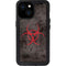Biohazard Red iPhone 13 Mini Waterproof Case