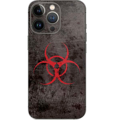 Biohazard Red iPhone 13 Pro Skin